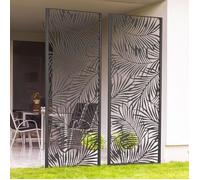 IDMarket - Panneau décoratif universel Palm 150 x 50 cm Gris