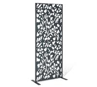 IDMarket – Panneau décoratif universel Flower 150 x 50 cm Gris