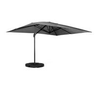 IDMarket Parasol Déporté CALVI Gris 3x3 M