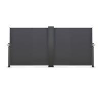 IDMarket - Paravent extérieur rétractable Double 160x800 cm