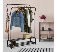 IDMARKET Portant vêtements double PAULE penderie XXL