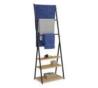 IDMarket - Porte-serviettes 3 niveaux DETROIT 3 étagères design industriel