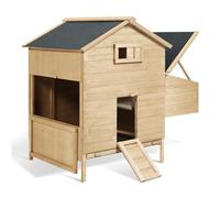 Poulailler chalet en bois 6 à 10 poules avec pondoir