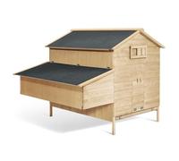 Idmarket Poulailler chalet en bois 15 à 18 poules avec pondoir