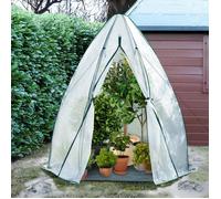 Serre D'hivernage Dôme 160 X 160 X 180 Cm Blanc