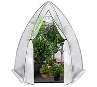 IDMarket - Serre d'hivernage Dôme Maxi Format 250 x 250 x 200 cm Balcon et terrasse