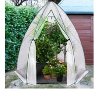 IDMarket - Serre d'hivernage dôme Maxi Format 250 x 250 x 200 cm Balcon et terrasse