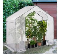 IDMarket - Serre d'hivernage Maison 200 x 80 x 160 cm Balcon et terrasse