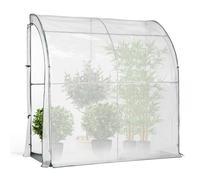 IDMarket - Serre d'hivernage Murale adossée 200 x 80 x 160 cm | Pour balcon et terrasse