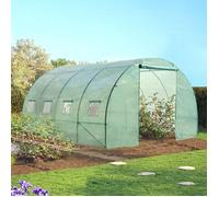 Serre De Jardin Tunnel 12 M² Verte 3x4 M Vert