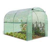 Serre tunnel de jardin 4 saisons 6M² verte gamme maraichère ROMA 2x3M
