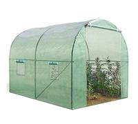 Serre tunnel de jardin 6M² verte gamme maraichère ROMA 2x3M