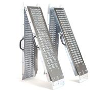IDMarket - Set de 2 rampes pliables galvanisées spécial chargement