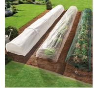 IDMARKET Set de 3 serres tunnel de forçage accordéon 4m