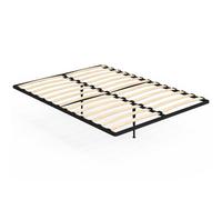 IDMarket - Sommier Cadre métal à Lattes Fixe 140 x 190 cm