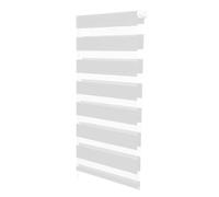 IDMarket - Store Enrouleur zébré Jour Nuit 60 x 230 cm Blanc