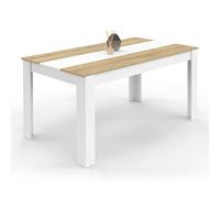 IDMarket - Table à Manger Rectangle Georgia 8 Personnes 160 x 80 cm