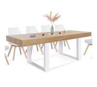 Table PHOENIX 200 bois/blanc