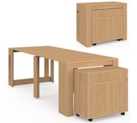 IDMarket - Table Buffet Extensible Juliette 10 Personnes 235 cm