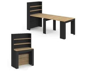 IDMarket - Table Buffet Haut Extensible Orlando 8 Personnes 235 cm