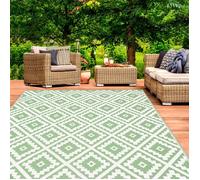 IDMarket - Tapis extérieur Bahamas Vert Sauge 180 x 280 CM