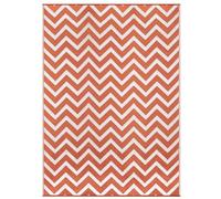 IDMarket - Tapis extérieur Chevrons Terracotta 270 x 370 CM