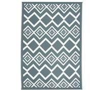 IDMarket - Tapis extérieur MASINKA Gris et Blanc 180 x 280 CM
