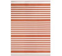 IDMarket - Tapis extérieur Rayures Terracotta 270 x 370 CM