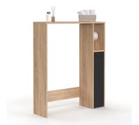 IDMarket - Top WALLIS avec meuble en hêtre et noir