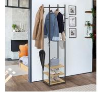 IDMarket - Vestiaire penderie d'entrée RICO porte-manteau