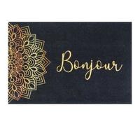 IDMAT Tapis boston - 40 x 60 cm - Mandala bonjour
