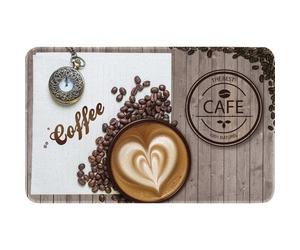 IDMAT Tapis decor de cuisine coffee 50x80 cm