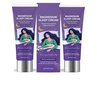 IDNNSRFSK Crème au magnésium pour le sommeil - Régule le sommeil, antirides, favorise la relaxation, lotion au beurre de magnésium topique