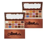 IDNNSRFSK Palette de fards à paupières Better Than Chocolate,pigmentation élevée,waterproof,couvrance totale,longue tenue,ne bouche pas les pores, convient à tous les types de peau (18 couleurs)