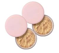 IDNNSRFSK Poudre libre fixatrice longue tenue, illuminateur, waterproof, lisse et matifie, couvre les peaux irrégulières, non comédogène pour femmes et filles