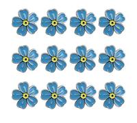 IDNVFY 12 Morceaux De Broches De Fleurs, Broche Oublie-Moi-Non-Fleur, Épingle Créative Qui Peut Décorer Les Vêtements Et Les Sacs.