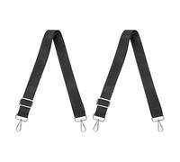 IDNVFY 2 Morceaux De Bretelles Réglables Noires, Bretelles D'Épaule Des Sacs À Boucle, S À Bandoulière À Bandoulière De Sacs D'Appareil Photo, Simple Sangle De Sac D'Ordinateur.