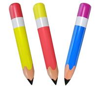 IDNVFY 3 Morceaux De Stylos Gonflables, Décorations De Classe, Jouets Gonflables pour Enfants, Articles D'Affichage De Mise en Page.