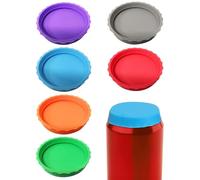 IDNVFY 6 Couvercles Fuites en Silicone, Couvercles Scellés À L'Épreuve des Poussières, Couvercles De Canettes Souples, Accessoires De Boissons.