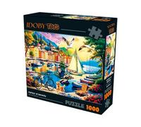 IDOBY Little Kings Illusions Puzzle de 1000 pièces - Puzzle de chat - Le Roi Lion - 68 x 48 cm (port)