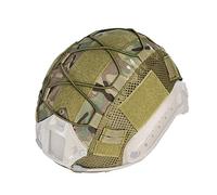 IDOGEAR Housse de casque tactique pour casque rapide pour casque d'airsoft en taille M/L, équipement de tir militaire, paintball, chasse, nylon 500D, sans casque (camouflage)