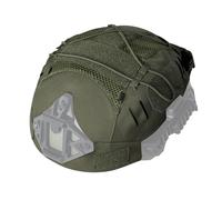 IDOGEAR Housse de Casque Tactique pour Casque Team Wendy avec Pochette de Batterie contrepoids pour Casque Taille M/L/XL 500D Nylon (Ranger Green, Large)