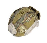 IDOGEAR Housse Tactique pour Casque avec Pochette Batterie de Casque Contrepoids pour Fast Helmet Taille M/L/XL Accessoires de Casque Camouflage Housse (Camo,Medium)