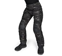 IDOGEAR Pantalon de Combat G3 avec Genouillères Hommes Pantalon Tactique Tenue (Small, Camo Black)