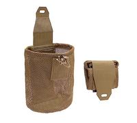 IDOGEAR pochette tactique pochette de vidange molle pochette de récupération pliable Mag-Net pour ceinture molle gilet tactique sac à dos (Coyote Brown)