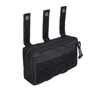 IDOGEAR Sac de Transport Tactique Molle Sub Abdominal avec Crochet et Boucle pour Gilet Nylon 500D Double Usage (Black)