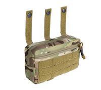 IDOGEAR Sac de Transport Tactique Molle Sub Abdominal avec Crochet et Boucle pour Gilet Nylon 500D Double Usage (Camo)
