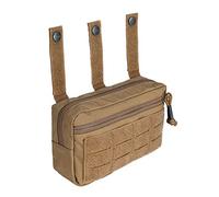 IDOGEAR Sac de Transport Tactique Molle Sub Abdominal avec Crochet et Boucle pour Gilet Nylon 500D Double Usage (Coyote Brown)