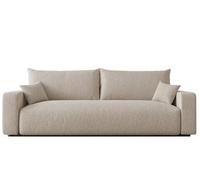 IDOHOME Canapé Lit 246x93 cm - Canapé 3 Places Convertible en Tissu Bouclé- 3-Seater Convertible Sofa Bed