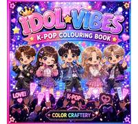 Idol Vibes: A K-Pop Colouring Book for Kids, Teens & Fans